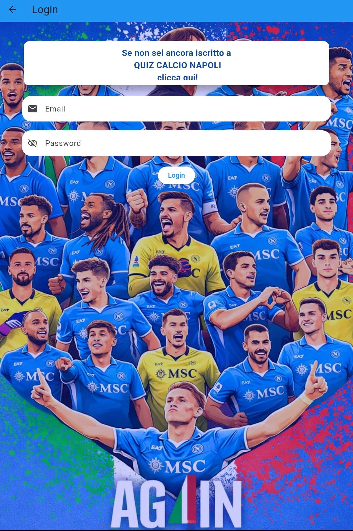 Quiz Calcio Napoli screenshot