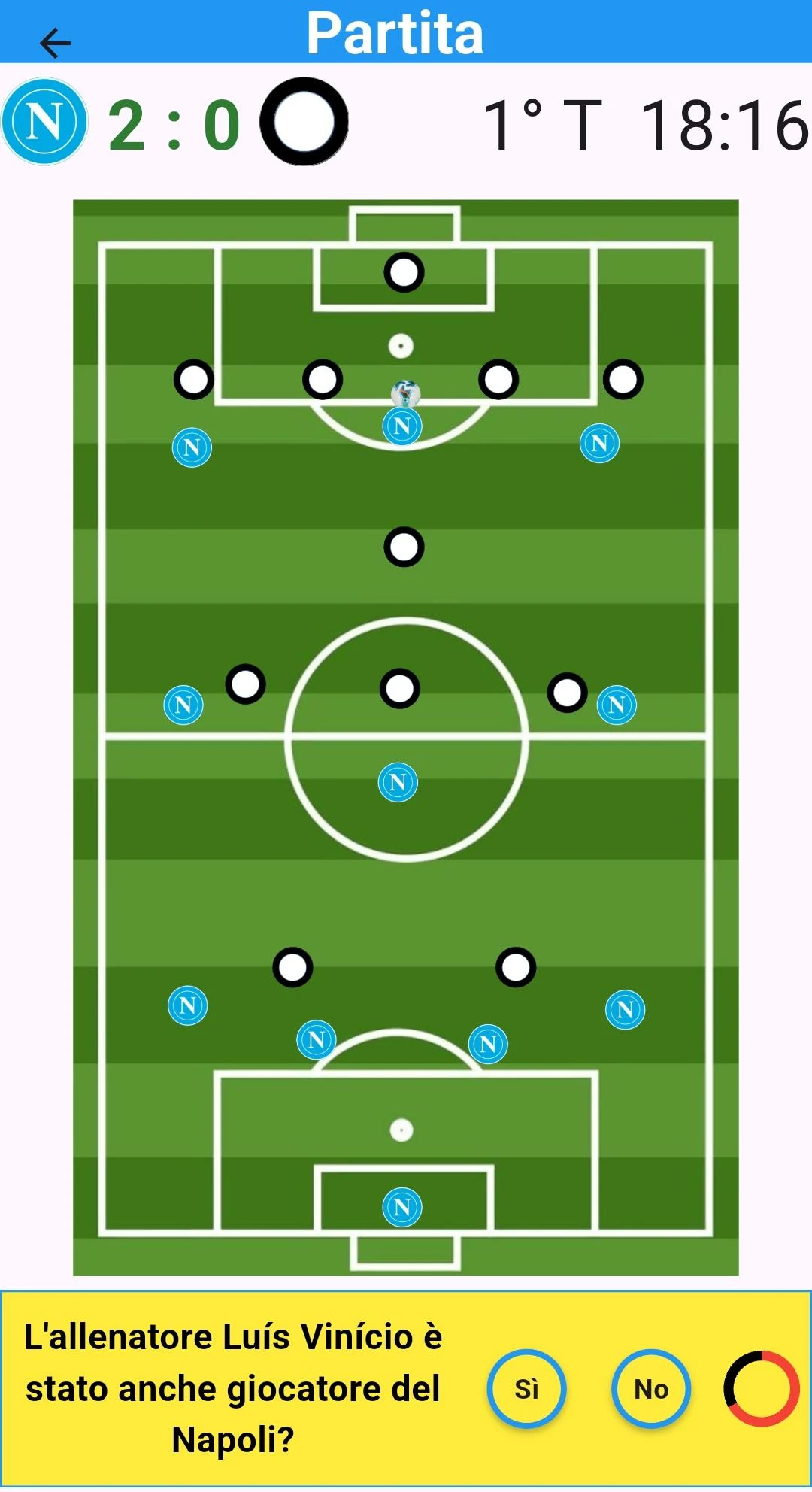Quiz Calcio Napoli screenshot