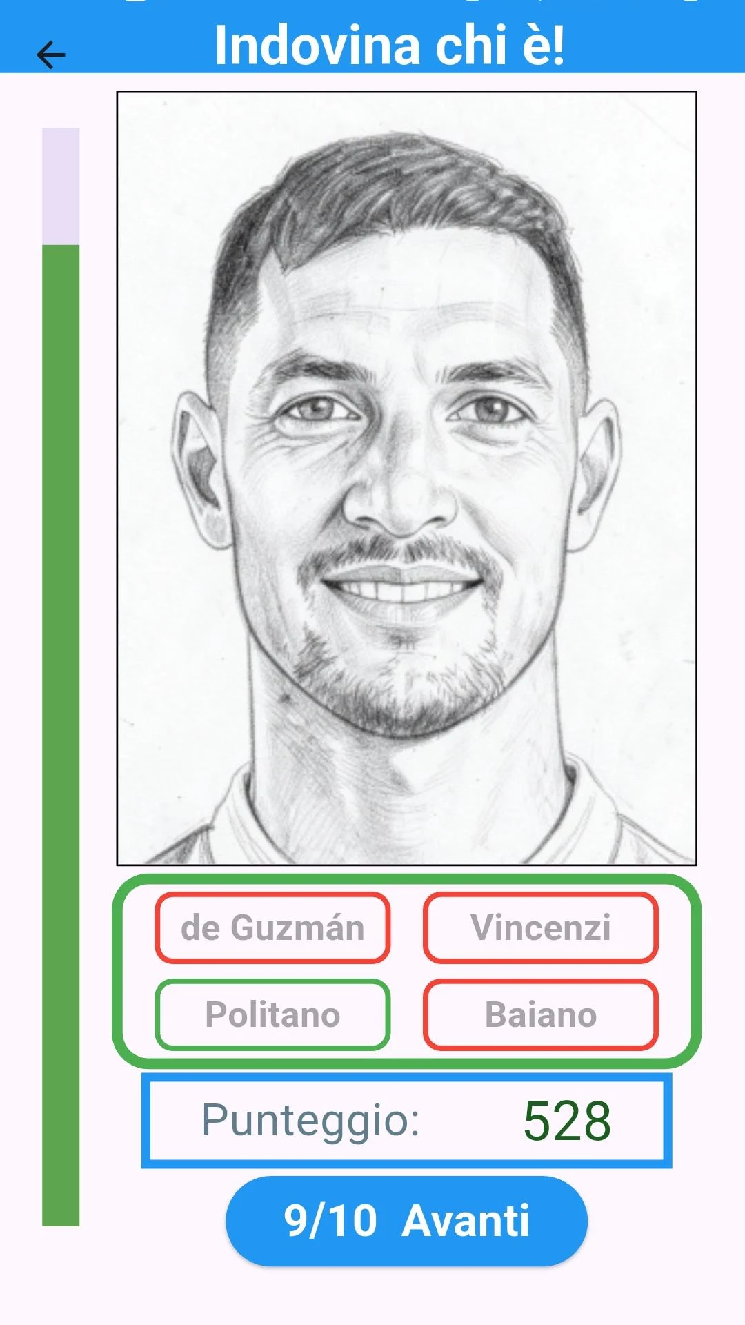 Quiz Calcio Napoli screenshot